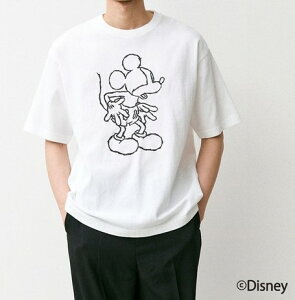 �W�����u�� johnbull Johnbull ����T�V���c �����Y MICKEY MOUSE/Embroideryt T�V���c �t�ăt�@�b�V���� �z���C�g ���C�g�x�[�W�� �`���R�[���O���[ JT252C03 �R�b�g��100% �u�����h ������ ���� 30�� 40�� 50�� 