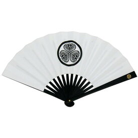 鉄扇8寸/徳川家康 金家紋入 TS-家康(全長24cm)てっせん