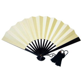 鉄扇1尺/白 T1 -W(全長30cm)てっせん