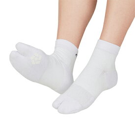 D&M ディファンク バレーボール ソックス アーチグリップ ホワイト 1足入白 ホワイト スポーツソックス 靴下 厚手 足袋型 黒 白 男女兼用