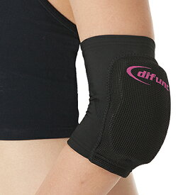 D&M ディファンク トリコットエルボーパッド 肘サポーター ブラックピンク12mm厚パッド黒ピンク 日本製 ひじ スポーツ肘用