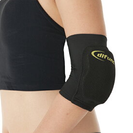 D&M ディファンク トリコットエルボーパッド 肘サポーター ブラックゴールド 12mm厚パッド黒ゴールド 日本製 ひじ スポーツ肘用