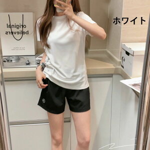 夏服 レディース Tシャツ 半袖 上下2点セットポケット付き セットアップ ゆったり おしゃれ ジャージ 上下 スウェット 服 トップス ハーフパンツ ショート パンツ アップ 無地 快適人気 柔ら