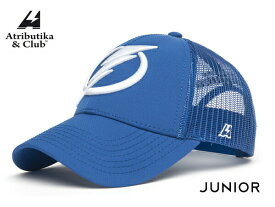 Atributika&Club/アトリブチカ NHLCAP MESH CHECK ジュニア ※タンパベイ ライトニング青※【NHLグッツ】 #31394