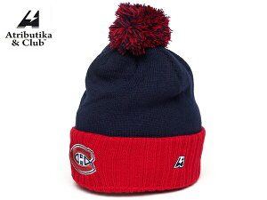 Atributika&Club/�A�g���u�`�J NHL KNITCAP POM 2TONE �������g���I�[�� �J�i�f�B�A���Y���ԁ� �s�|�X�g�����t�yNHL�O�b�c�z #59241