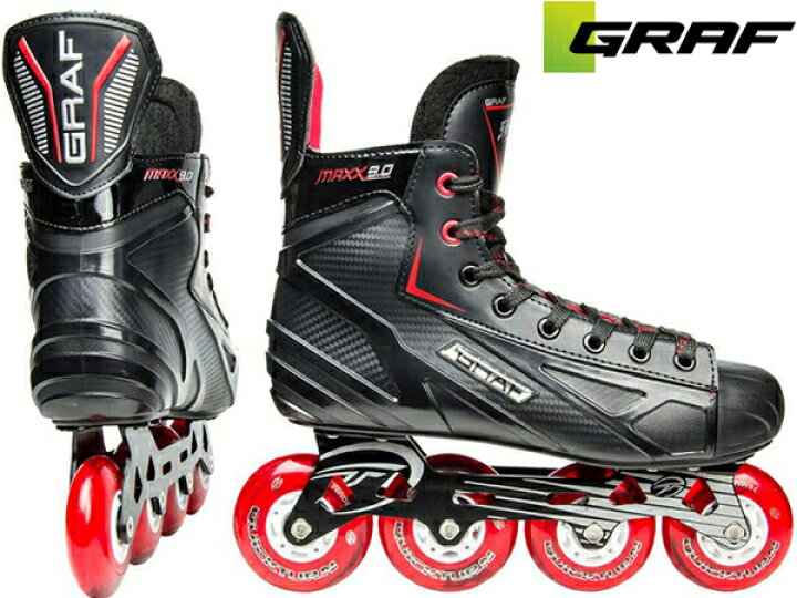 楽天市場】GRAF/グラフ MAXX9.0 ROLLER HOCKEY SKATE 【インライン 