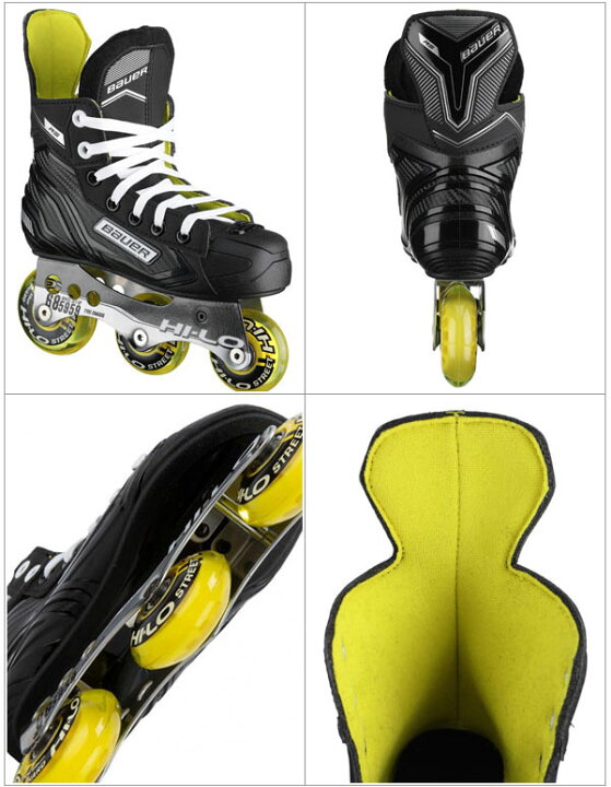 BAUER インラインスケート靴 RS ユース（NSL1 INHALER RH スケートSR 