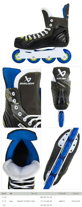 楽天市場】BAUER/バウアー S25 RH XR 【インラインホッケースケート靴 