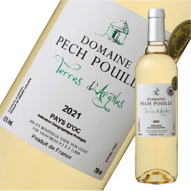 【南仏】白ワイン ドメーヌ・ペッシュ・プイエ　ブラン 2021年 IGP 750ml　辛口 家飲み 【3本~送料無料】