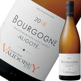 【再入荷】【2本から送料無料】白ワイン 　ブルゴーニュ・アリゴテ　 ドメーヌ・ジャン・ヴォードワゼ 2022年 AOP 750ml　辛口　自然派