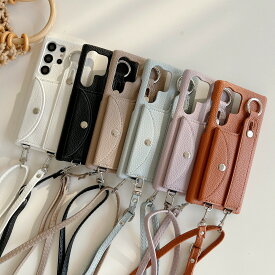 GalaxyS22 Ultra ケース リング付き カード落ちない Galaxy S23 S22 S21 S20 スマホケース ショルダー ショルダー スマホベルト ギャラクシー Galaxy S22 S21 5G S20 S23 Ultra S21+ Note10+ 女子 ショルダー タイプ スマホケース スマホショルダー 大人 かわいい おしゃれ