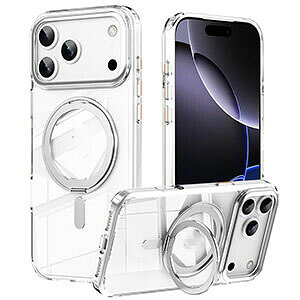 iPhone 17 17 Air 17 Pro 17 Pro Max �P�[�X �ϏՌ� �J�o�[ 2�d�\�� TPU&PC�f�� 360�x��] �����O�t�� �X�^���h�@�\ ������ �w�ʃJ�o�[ CASE �����₷�� �y�� ���^ �����h�~ �J���t�� �l�C iPhone 17 �P�[�X iPhon