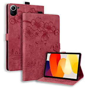 Xiaomi Pad Mini �P�[�X �蒠�^ �J�o�[ 8.8�C���`/�^ �J�[�h���[ PU���U�[�� �X�^���h�@�\ �֗� �l�C �������� ������� �����₷�� ����h�~ �J�b�R���� �������� Pad Mini �P�[�X �ϏՌ� �J�o�[ �^�u