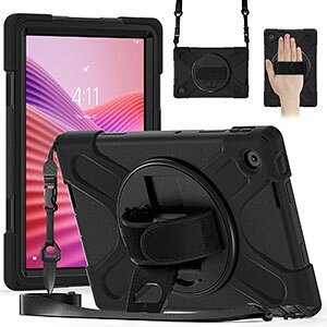 LAVIE Tab Lite TL103/KAL PC-TL103KAL �P�[�X 10.1�^/�C���` �P�[�X �ϏՌ� �J�o�[ PC�f�� �X�^���h�@�\ 360�x��] ���|�� �V�����_�[ �X�g���b�v�t�� �Ў葀�� ����� �w�ʃJ�o�[ �Ռ��z�� �����h�~ �ی�