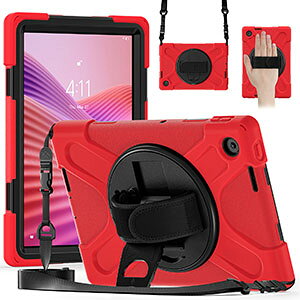 LAVIE Tab Lite TL103/KAL PC-TL103KAL �P�[�X 10.1�^/�C���` �P�[�X �ϏՌ� �J�o�[ PC�f�� �X�^���h�@�\ 360�x��] ���|�� �V�����_�[ �X�g���b�v�t�� �Ў葀�� ����� �w�ʃJ�o�[ �Ռ��z�� �����h�~ �ی�