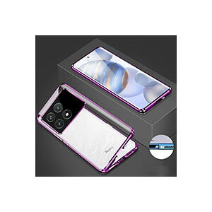 Xiaomi POCO F8 Pro/POCO F8 Ultra �P�[�X �J�o�[ ���� �S�ʕی� �A���~�o���p�[ �y�� �}�O�l�b�g���� �O�㋭���K���X�ی� ���� �w�ʃJ�o�[ POCO F8 �v�� �J�o�[ POCO F8 Pro �P�[�X �ϏՌ��J�o�[ �ȒP���E 