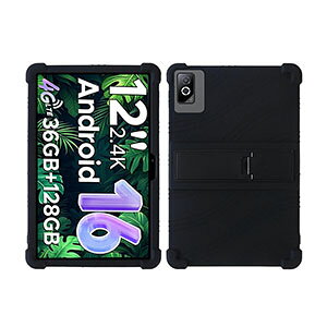 DOOGEE Tab G6 Pro �P�[�X �J�o�[ �ϏՌ� �V���R���f�� �\�t�g�J�o�[ �X�^���h�@�\ CASE �l�C �������� �y�� �ی�P�[�X 12�^/�C���` �h�D�[�W�[ Tab G6 Pro �P�[�X �w�ʃJ�o�[