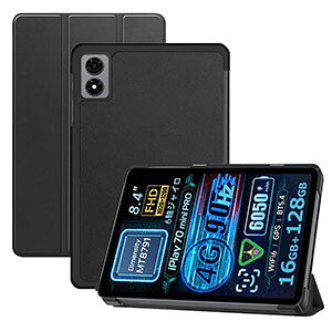 ALLDOCUBE iPlay60 mini Pro/iPlay70 mini Pro �P�[�X 8.4�C���` �P�[�X �蒠�^ �J�o�[ PC+PU���U�[ �����₷�� ����h�~ �X�^���h�@�\ �u�b�N�^ ���������� �J�b�R���� �蒠�^�J�o�[ iPlay60 mini Pro �P�[�X iPlay