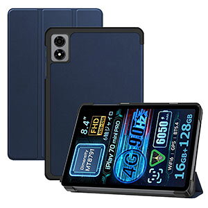 ALLDOCUBE iPlay60 mini Pro/iPlay70 mini Pro �P�[�X 8.4�C���` �P�[�X �蒠�^ �J�o�[ PC+PU���U�[ �����₷�� ����h�~ �X�^���h�@�\ �u�b�N�^ ���������� �J�b�R���� �蒠�^�J�o�[ iPlay60 mini Pro �P�[�X iPlay