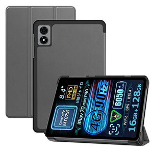 ALLDOCUBE iPlay60 mini Pro/iPlay70 mini Pro �P�[�X 8.4�C���` �P�[�X �蒠�^ �J�o�[ PC+PU���U�[ �����₷�� ����h�~ �X�^���h�@�\ �u�b�N�^ ���������� �J�b�R���� �蒠�^�J�o�[ iPlay60 mini Pro �P�[�X iPlay