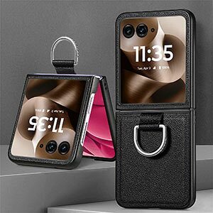 Motorola moto razr 70/70S /70d /70 Ultra�P�[�X �ϏՌ� �J�o�[ �����O�t�� PC&PU���U�[ �X�g���b�v�z�[���t�� �w�ʃ��U�[�� CASE �w��h�~ �y�� �������� ������� �Y��� �J���t�� �N�₩�� ���g���[�� 