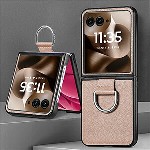 Motorola moto razr 70/70S /70d /70 Ultra�P�[�X �ϏՌ� �J�o�[ �����O�t�� PC&PU���U�[ �X�g���b�v�z�[���t�� �w�ʃ��U�[�� CASE �w��h�~ �y�� �������� ������� �Y��� �J���t�� �N�₩�� ���g���[�� 