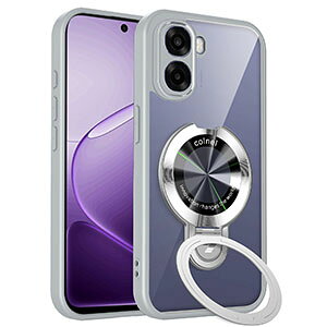 OPPO Reno15 A 5G (CPH2801) �P�[�X �N���A �ϏՌ� �J�o�[ �����O�t�� �X�^���h�@�\ ���� TPU&PC�f�� �\�t�g�P�[�X �u�₩ �l�p�ی� �w�ʃJ�o�[ �X�g���b�v�z�[���t�� �l�C �������� Reno15 A (CPH2801) �J�o