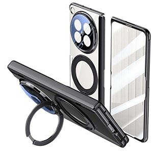 OPPO Find N6 ���b�L �P�[�X �ϏՌ� �J�o�[ �����O�t�� �X�^���h�@�\ �J���������Y�ی� �܂肽���݌^ �V���v�� �v���X�`�b�N �n�[�h�P�[�X �y�� ���^ �ϏՌ��J�o�[ Find N6 �N���A �P�[�X �t�B����
