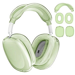 ���v5���� 1�Z�b�g Apple AirPods Max 2 �P�[�X ��2���� �ی�J�o�[ �ی�P�[�X �N���A ���� �C���[�p�b�h �w�b�h�o���h�J�o�[ �w�b�h�r�[���ی�X���[�u �_�炩�� �ϏՌ� �L�Y�h�~ �y�� �X���� ��