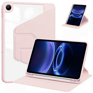 Xiaomi POCO Pad C1 9.7�C���` �P�[�X 2026���f�� PC+PU���U�[ �蒠�^ �P�[�X �l�C �������� �X�^���h�@�\ 360�x��]�ł��܂��I�[�g�X���[�v Pencil���[�@�\ �y���V�����[ POCO Pad C1 9.7 �P�[�X �ϏՌ��J�o