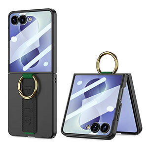 Galaxy Z Flip8 5G �P�[�X �J�o�[ �����h�~ PC+�����t�B���� �y�� ���^ �v���X�`�b�N�� �X�}�z�ی�P�[�X �ϏՌ��J�o�[ �����O�t�� �T���X�� �M�����N�V�[ Z �t���b�v8 5G �P�[�X�������� ������� C