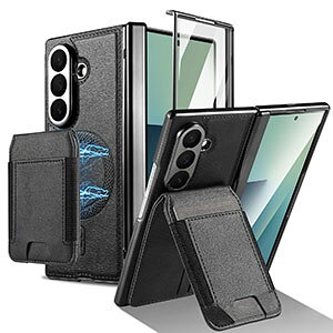 Galaxy Z Fold8 Ultra �P�[�X �ϏՌ� �J�o�[ �ی�P�[�X �M�����N�V�[ Z �t�H�[���h8 �E���g�� �P�[�X �J�[�h���[ �X�^���h�@�\ �����悭 �l�p�ی� ���C�[�d �[�d�Ή� PC&PU���U�[�f�� �X�}�z�ی�P
