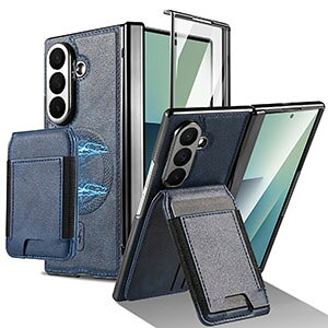 Galaxy Z Fold8 Ultra �P�[�X �ϏՌ� �J�o�[ �ی�P�[�X �M�����N�V�[ Z �t�H�[���h8 �E���g�� �P�[�X �J�[�h���[ �X�^���h�@�\ �����悭 �l�p�ی� ���C�[�d �[�d�Ή� PC&PU���U�[�f�� �X�}�z�ی�P