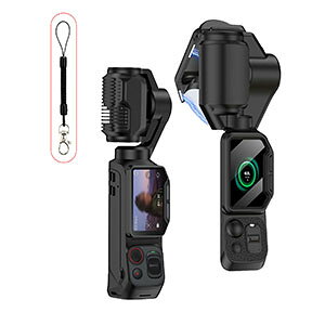 Insta360 Luna Ultra �P�[�X �J�o�[ �C���X�^360 Luna Ultra �ی�P�[�X �ϏՌ��J�o�[ PC�f�ސ� �t���ی�J�o�[�t�� �|�[�^�u�� �����h�~ �������� ������� �֗����̍��� �\�t�g�J�o�[