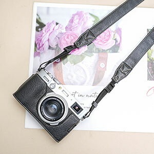 FUJIFILM �x�m X100VI �P�[�X �J�o�[ PU���U�[�n�[�t�P�[�X �n�[�t�J�o�[ �J�����P�[�X �l�C �������� ������� X100VI �ی�P�[�X �X�g���b�v�t�� �l�b�N�X�g���b�v �V�����_�[ ���|�� �J�����ی� 