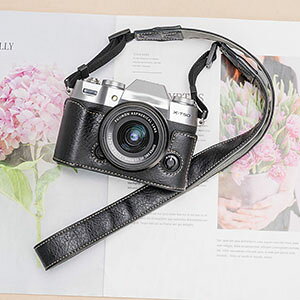 FUJIFILM �x�mXT50 �P�[�X �J�o�[ PU���U�[�n�[�t�P�[�X �n�[�t�J�o�[ �J�����P�[�X �l�C �������� ������� XT50 �P�[�X �X�g���b�v�t�� �l�b�N�X�g���b�v �V�����_�[ ���|�� �ی�P�[�X �J����