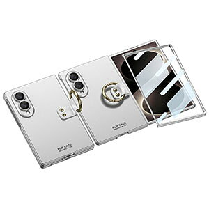 Galaxy Z Fold8�P�[�X �ϏՌ� �J�o�[ �ی�P�[�X �M�����N�V�[ Z �t�H�[���h8 �P�[�X PC&�����K���X �O�ʋ����K���X�t�B���� �����O�t�� �X�}�z�ی� �P�[�X�w��h�~ ���� �����h�~ ��G�蔲�Q 