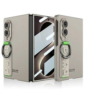 Galaxy Z Fold8�P�[�X �ϏՌ� �J�o�[ �ی�P�[�X �M�����N�V�[ Z �t�H�[���h8 �P�[�X PC&�����K���X �O�ʋ����K���X�t�B���� �����O�t�� ���X�g�X�g���b�v �X�}�z�ی� �P�[�X�w��h�~ ���� ����
