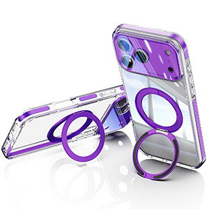 iPhone 18 �P�[�X iPhone18 Pro �P�[�X iPhone18 Pro Max �J�o�[ �N���A �ϏՌ� ���� �Y�� ���� TPU PC�f�� 360°��] �����O�t�� �X�^���h�t�� �l�p�ی� �J���������Y�ی� �����₷�� 18�v�� 18�v���}�b�N�X 