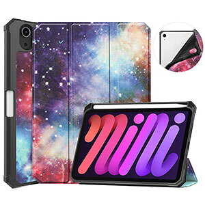 iPad mini 8 �P�[�X �蒠�^ �y�����[ 2026���f�� ��8���� mini8 �J�o�[ �A�C�p�b�h �~�j8 �蒠�^�P�[�X TPU PU���U�[ �ϏՌ� �u�b�N�^ �I�[�g�X���[�v�@�\ �X�^���h�@�\ �ԕ� ���^ �y�� �����h�~ �l�p