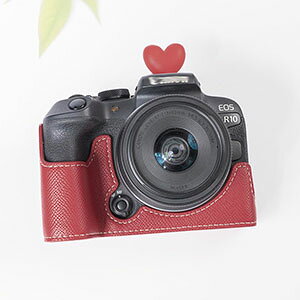 CANON EOS R10 �P�[�X �J�o�[ PU���U�[�n�[�t�P�[�X �n�[�t�J�o�[ �J�����P�[�X �l�C �������� ������� R10�P�[�X �ی�P�[�X �J�����ی� �Ռ��z�� �I�����p�X �J�o�[