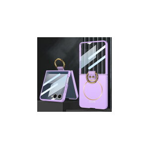 Galaxy Z Flip7 5G �P�[�X �ϏՌ� �J�o�[ �����h�~ ���C�[�d �[�d�Ή� ���b�L PC+�����t�B���� �v���X�`�b�N�� �X�}�z�ی�P�[�X �����O�t�� �ϏՌ��J�o�[ �T���X�� �M�����N�V�[ Z �t���b�v7 5G �P