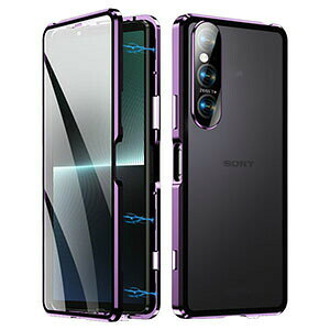 xperia1 vii �P�[�X 10 VII �N���A �P�[�X �ϏՌ� �J�o�[ �ی�P�[�X �l�C ���� �S�ʕی� �A���~�o���p�[ �y�� �}�O�l�b�g���� �_�u�����S���b�N�t�� �O�㋭���K���X�ی� �ȒP���E ���C�݌v �J��