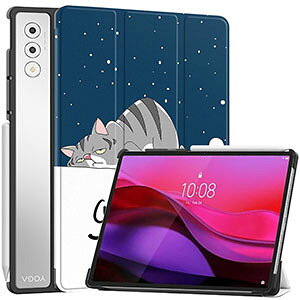 Lenovo Yoga Tab Plus �P�[�X 2025���f�� 12.7�^/�C���` PC+PU���U�[ �蒠�^ �J�o�[ �l�C �������� �X�^���h�@�\ �I�[�g�X���[�v ���m�{ ���K�^�u�v���X ZAEG0149JP �P�[�X �ϏՌ��J�o�[
