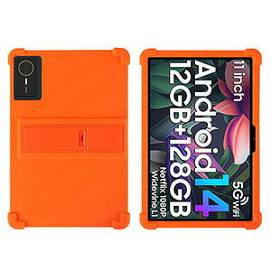 Nubia Pad SE 10.95�C���` �P�[�X �ϏՌ� �J�o�[ �V���R���f�� �\�t�g�J�o�[ �X�^���h�@�\ CASE �l�C �������� �y�� �ی�P�[�X ZTE �k�r�A �p�b�h SE 10.95�C���` �P�[�X �w�ʃJ�o�[