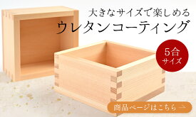 選べる桝 1合 5合 玻璃塗 木霊 桝空間 桝 升 日本製 国産 木曾ヒノキ ウレタンコーティング ガラスコーティング 酒枡 結婚式 披露宴 就職祝 退職祝 誕生日 祭り お祝い 新築祝 鏡開き 新年 節分 祝いの席 鏡開き 新年 成人式