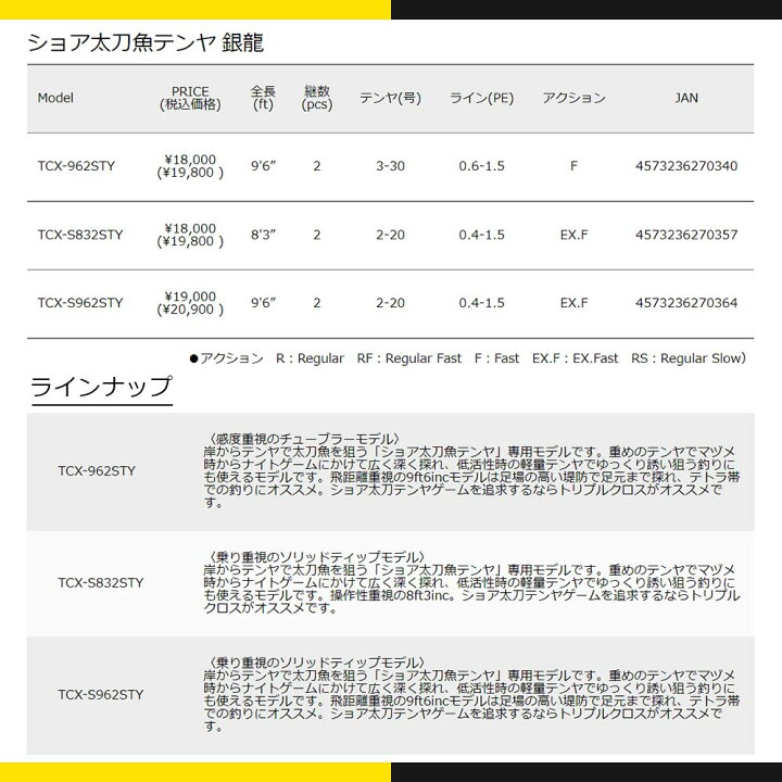 楽天市場】決算価格 メジャークラフト トリプルクロス ショア太刀魚 