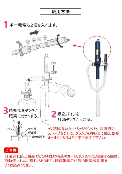 楽天市場】エムケー精工 給油ポンプ (ミニオートA ) 自動停止装置付き 