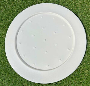 イタリア製デザイナーズソーサー 直径58cm 内寸径42cm プランターの移動がラクに 樹脂製 軽量 セラルンガ DISCO60 MADE IN ITALY Serralunga 軽い 受け皿 観葉植物 プラスチック フラワーポット 鉢カバ