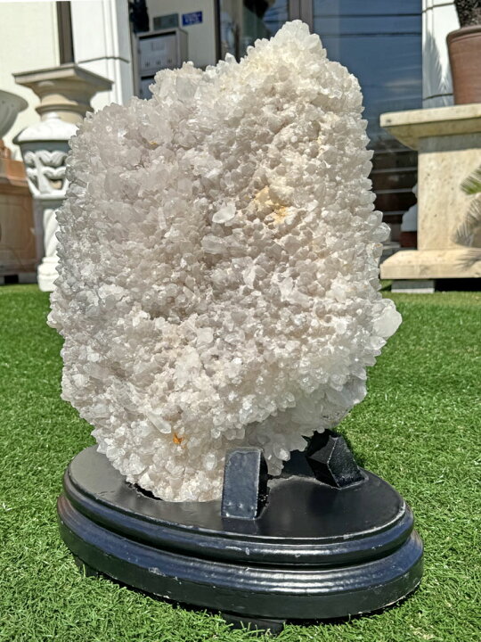 楽天市場】天然 水晶 クラスター 原石 台座付き 高さ約48cm 約22.7kg 